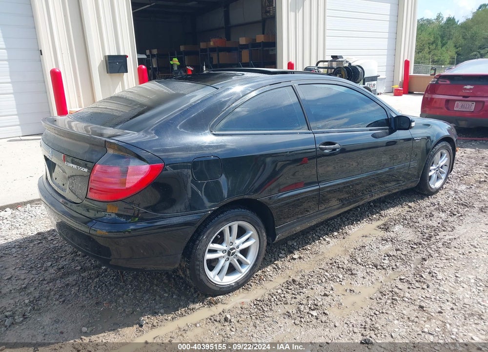 2003 MERCEDES-BENZ C 230 KOMPRESSOR SPORT VIN: WDBRN40J03A451581