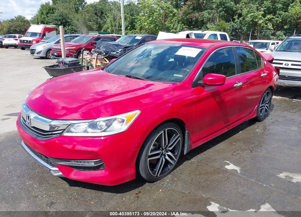 2017 HONDA ACCORD SPORT VIN: 1HGCR2F56HA000626