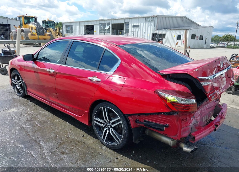 2017 HONDA ACCORD SPORT VIN: 1HGCR2F56HA000626