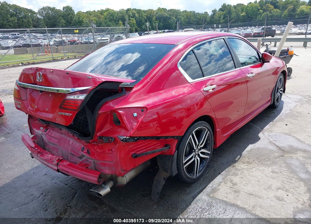 2017 HONDA ACCORD SPORT VIN: 1HGCR2F56HA000626