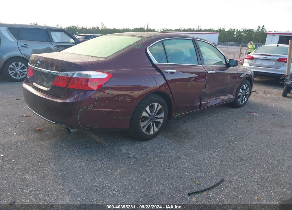 2013 HONDA ACCORD LX VIN: 1HGCR2F38DA076292