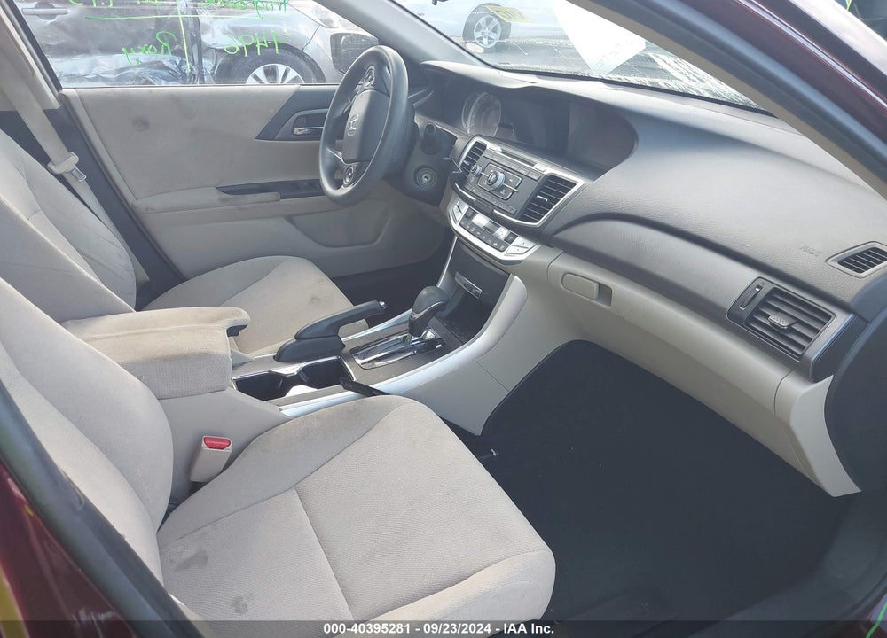2013 HONDA ACCORD LX VIN: 1HGCR2F38DA076292