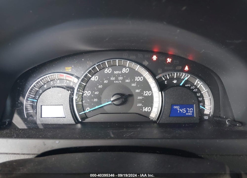 2013 TOYOTA CAMRY SE VIN: 4T1BF1FK0DU679249