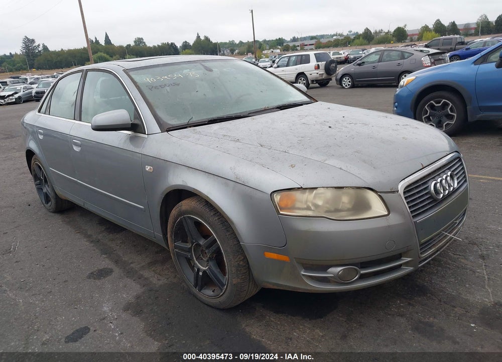 2006 AUDI A4 2.0T VIN: WAUAF78E86A198788