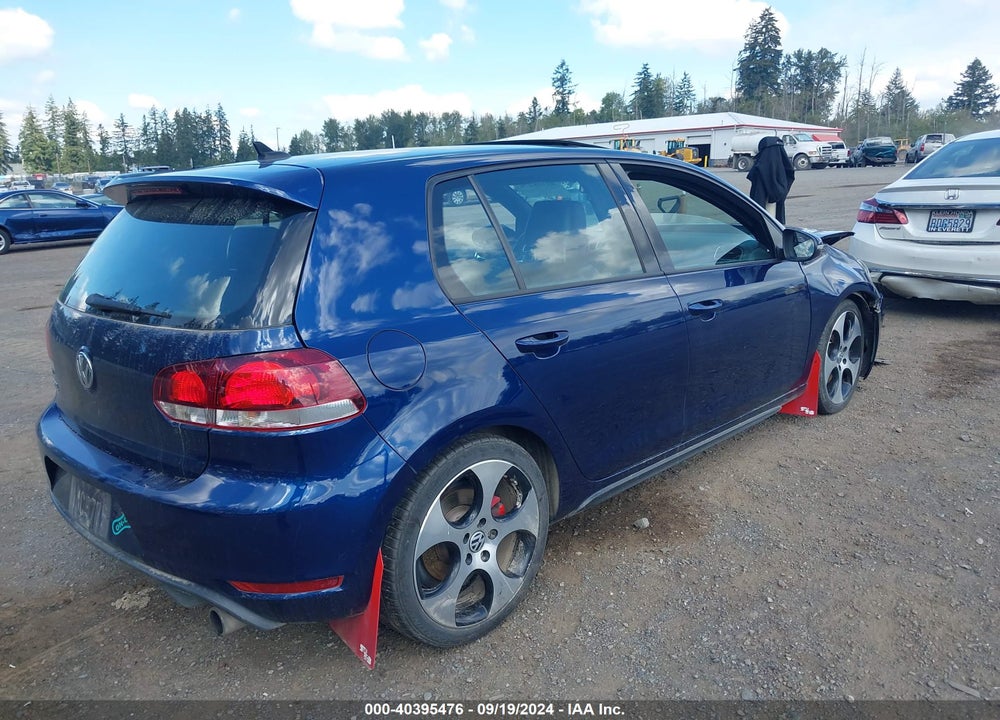 2010 VOLKSWAGEN GTI 4-DOOR VIN: WVWGD9AJ9AW394255
