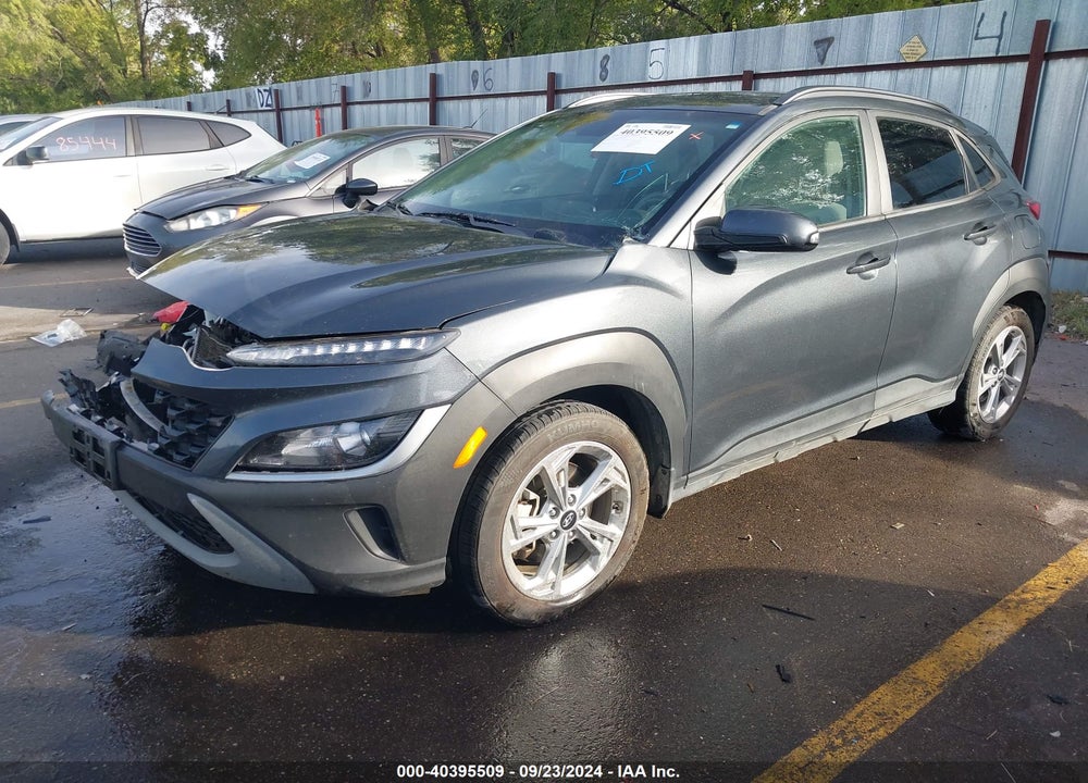 2022 HYUNDAI KONA SEL VIN: KM8K6CAB7NU837624