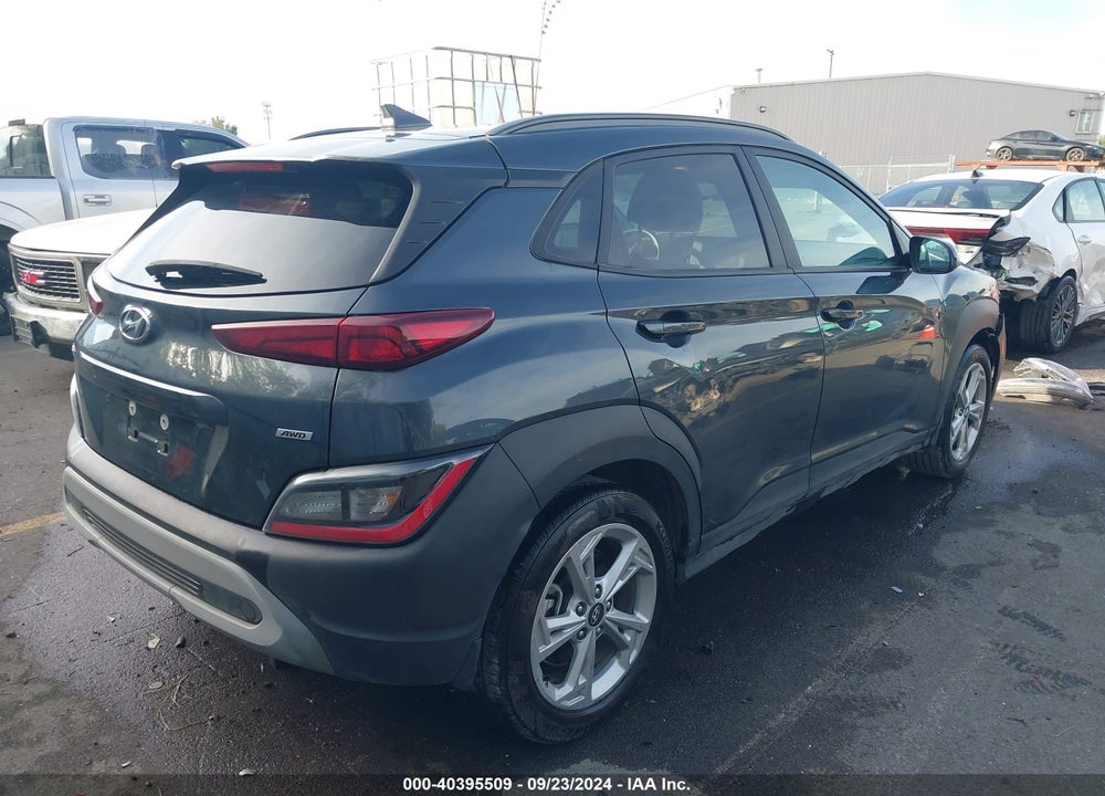2022 HYUNDAI KONA SEL VIN: KM8K6CAB7NU837624