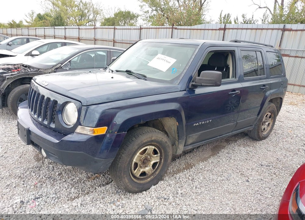 2016 JEEP PATRIOT SPORT VIN: 1C4NJRBB2GD614198
