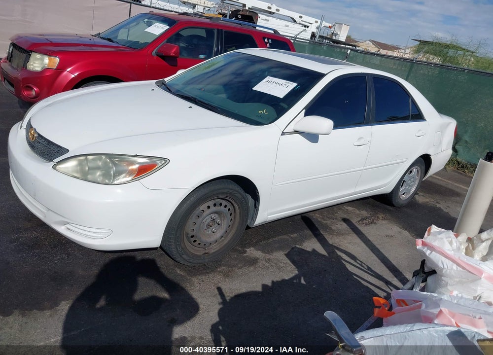 2002 TOYOTA CAMRY LE VIN: JTDBE32K620029273