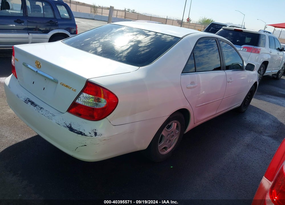 2002 TOYOTA CAMRY LE VIN: JTDBE32K620029273