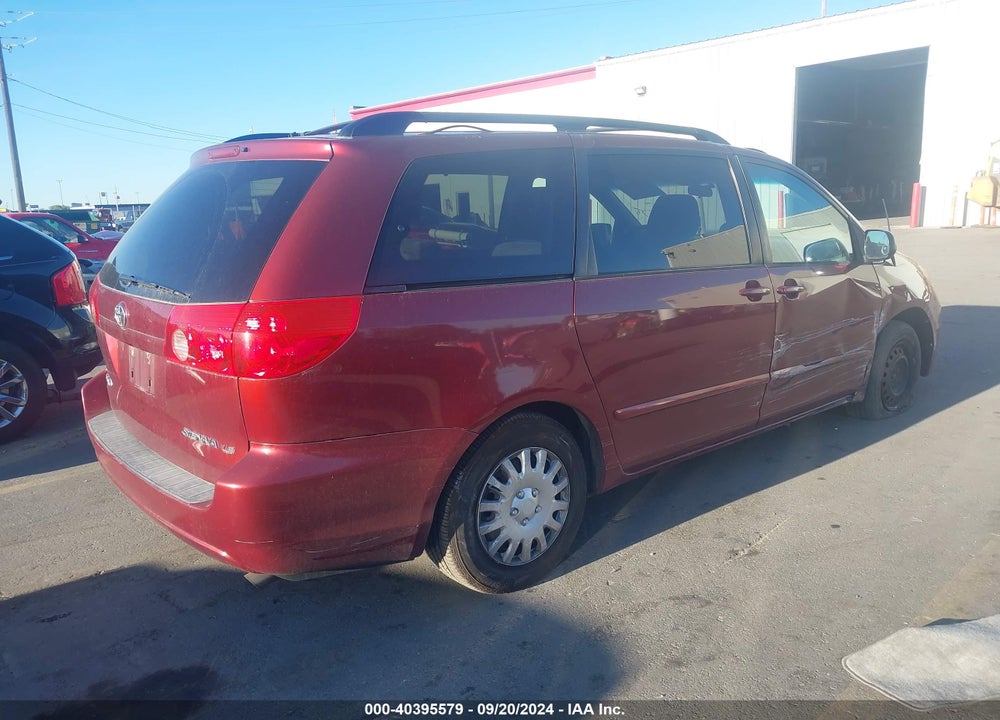 2009 TOYOTA SIENNA LE VIN: 5TDZK23C79S245164