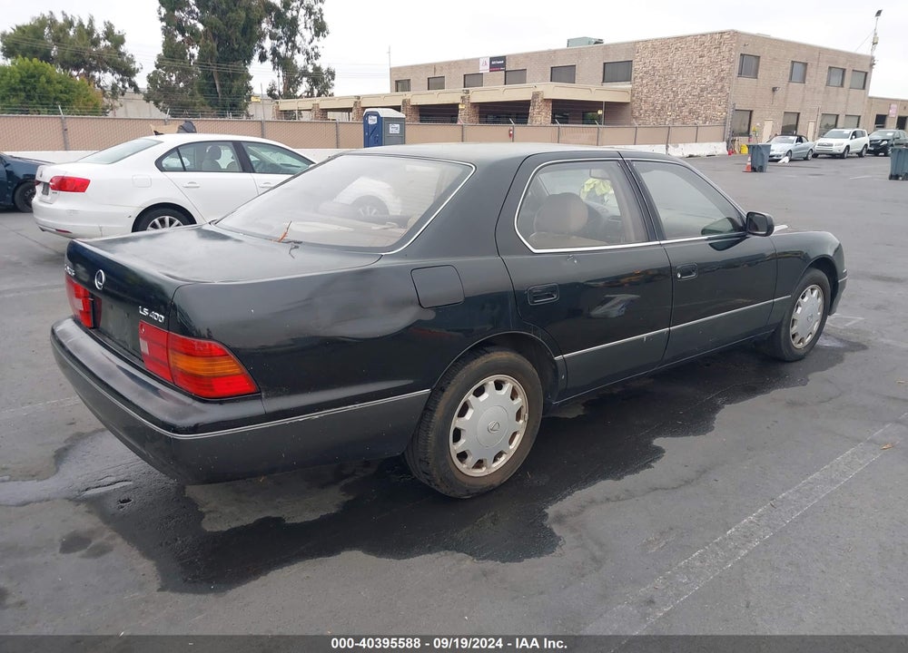 1997 LEXUS LS 400 LUXURY SDN BASE (A4) VIN: JT8BH28F7V0073801