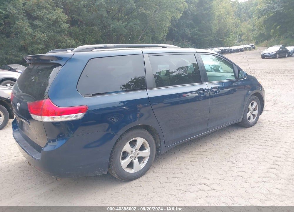 2011 TOYOTA SIENNA LE V6 VIN: 5TDKK3DC0BS081199