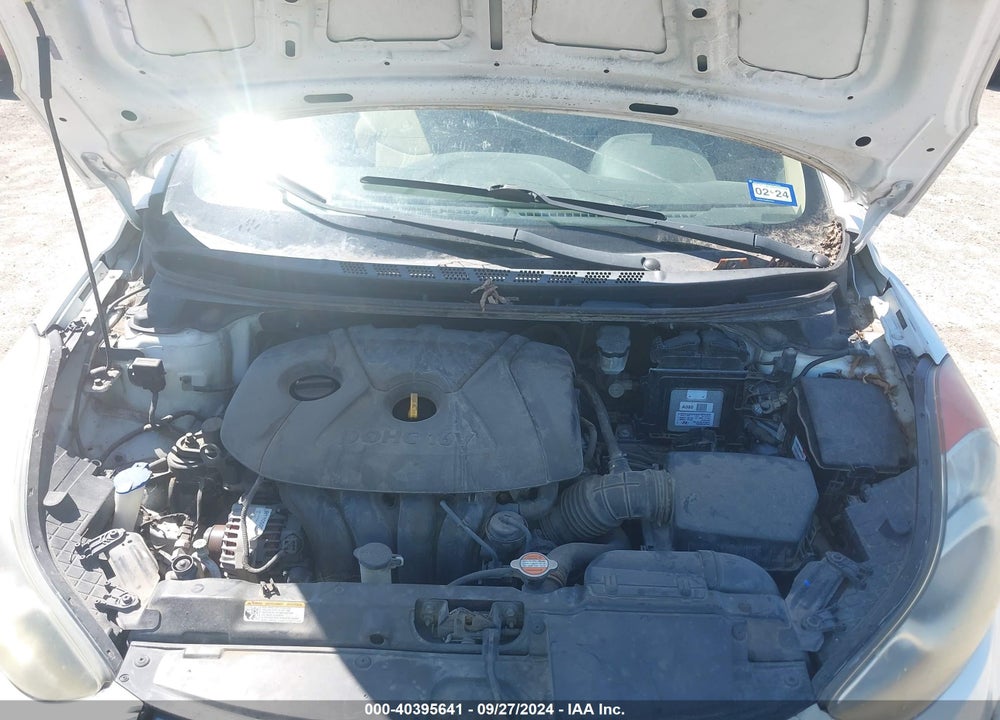 2012 HYUNDAI ELANTRA GLS VIN: 5NPDH4AE0CH148944