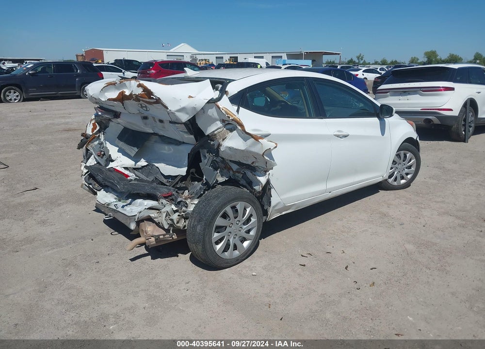 2012 HYUNDAI ELANTRA GLS VIN: 5NPDH4AE0CH148944
