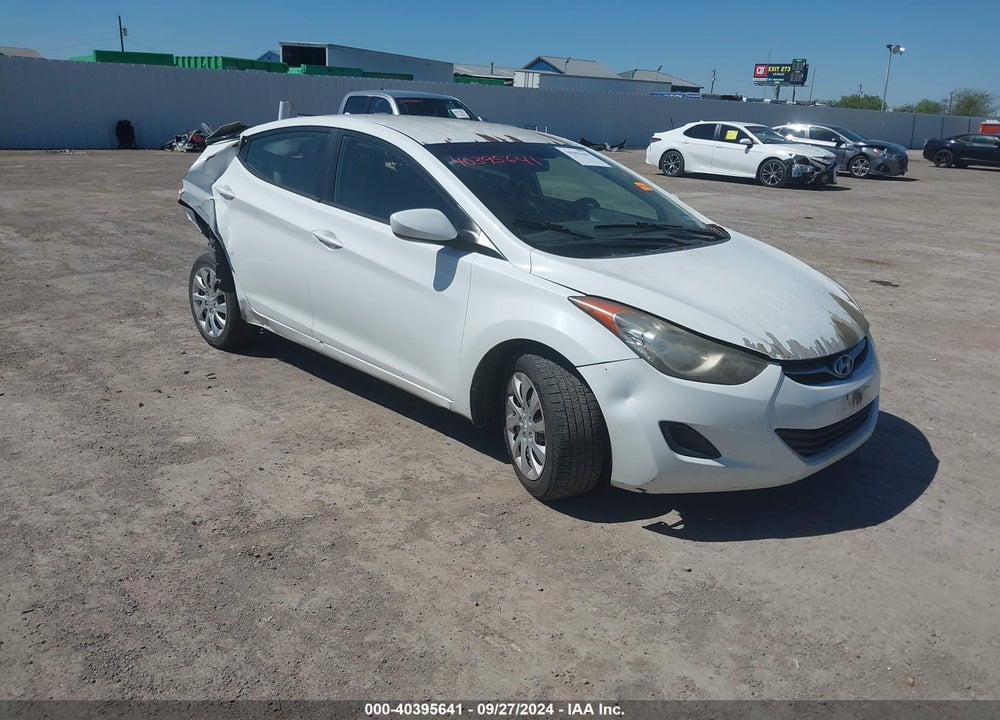 2012 HYUNDAI ELANTRA GLS VIN: 5NPDH4AE0CH148944