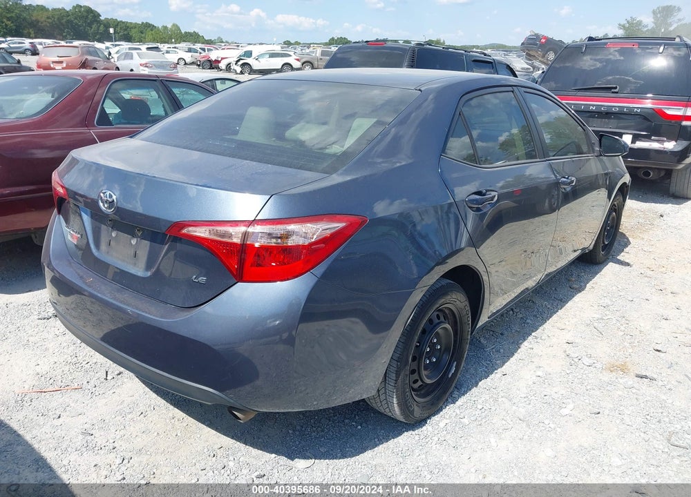 2018 TOYOTA COROLLA LE VIN: 2T1BURHE6JC099478