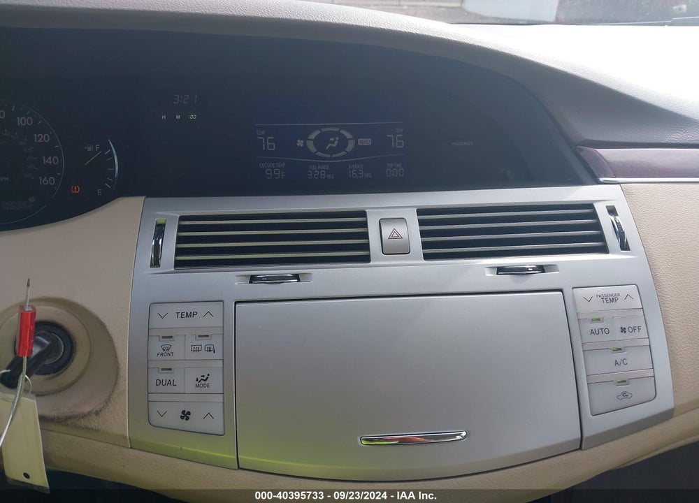2008 TOYOTA AVALON XLS VIN: 4T1BK36B98U305901