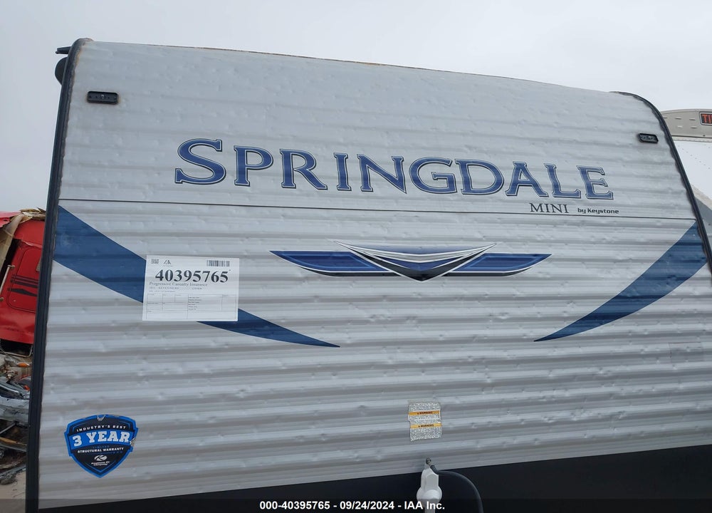 2021 KEYSTONE RV OTHER VIN: 4YDT17417MW104491