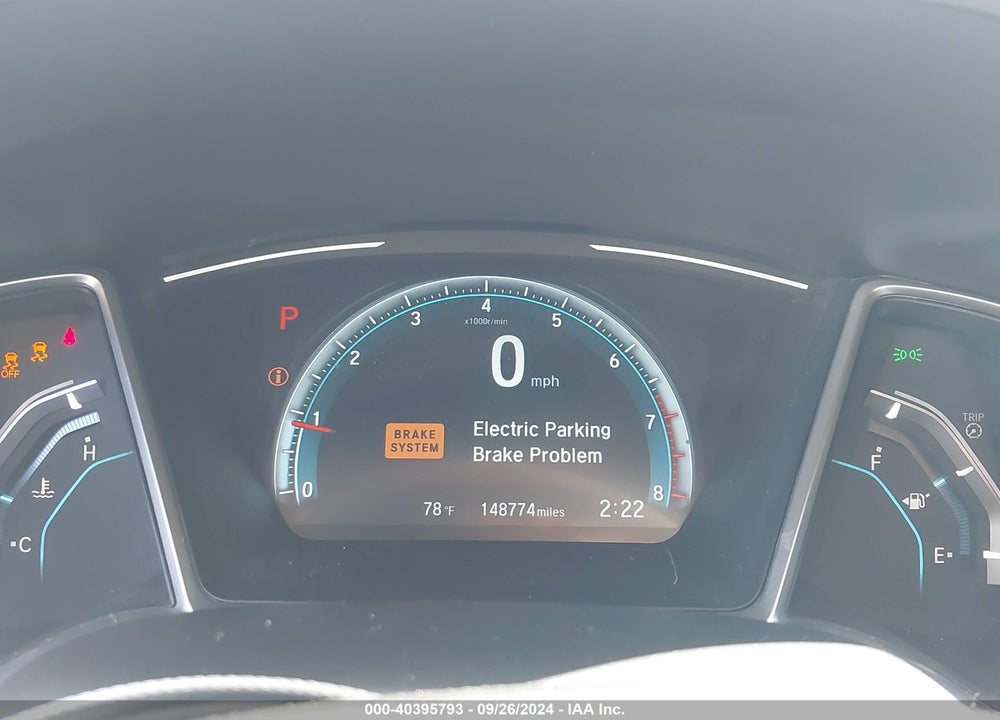 2017 HONDA CIVIC VIN: 19XFC2F75HE215734