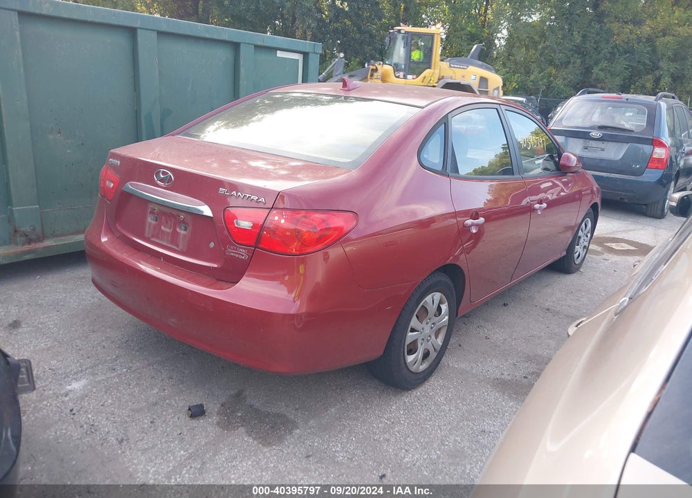 2010 HYUNDAI ELANTRA GLS VIN: KMHDU4AD2AU062214