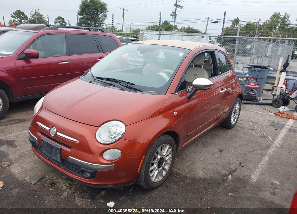 2012 FIAT 500C LOUNGE VIN: 3C3CFFER4CT382521