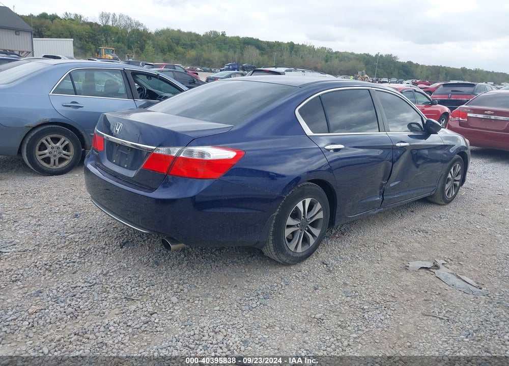 2013 HONDA ACCORD LX VIN: 1HGCR2F36DA137896