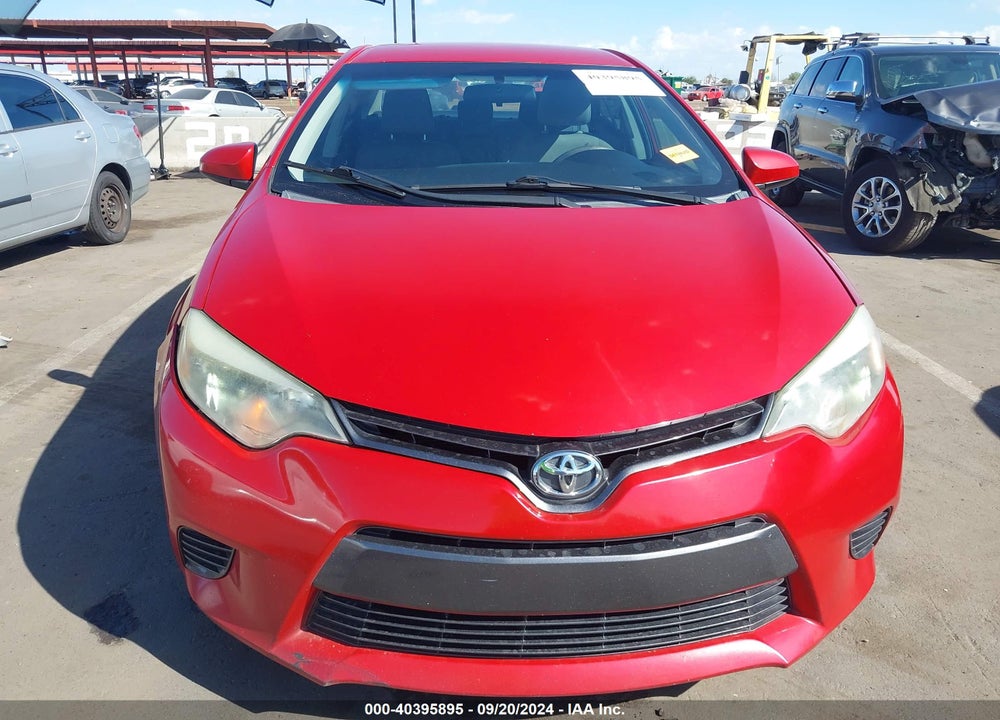 2016 TOYOTA COROLLA LE VIN: 2T1BURHE1GC680086