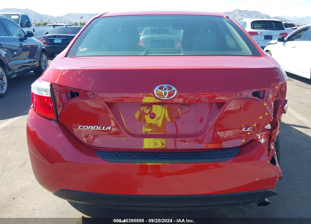 2016 TOYOTA COROLLA LE VIN: 2T1BURHE1GC680086