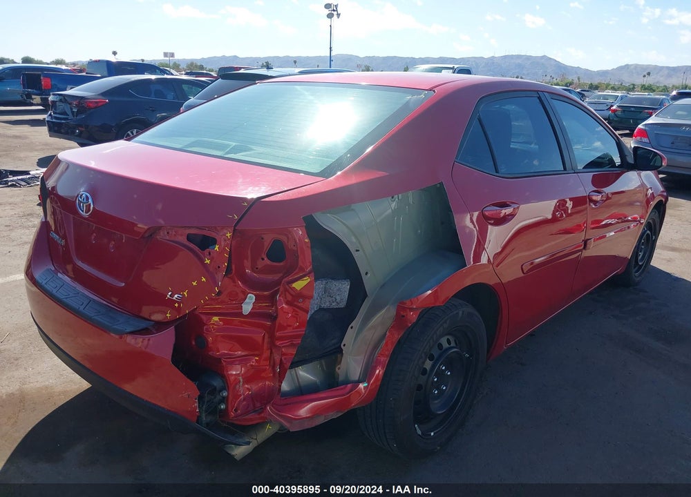 2016 TOYOTA COROLLA LE VIN: 2T1BURHE1GC680086