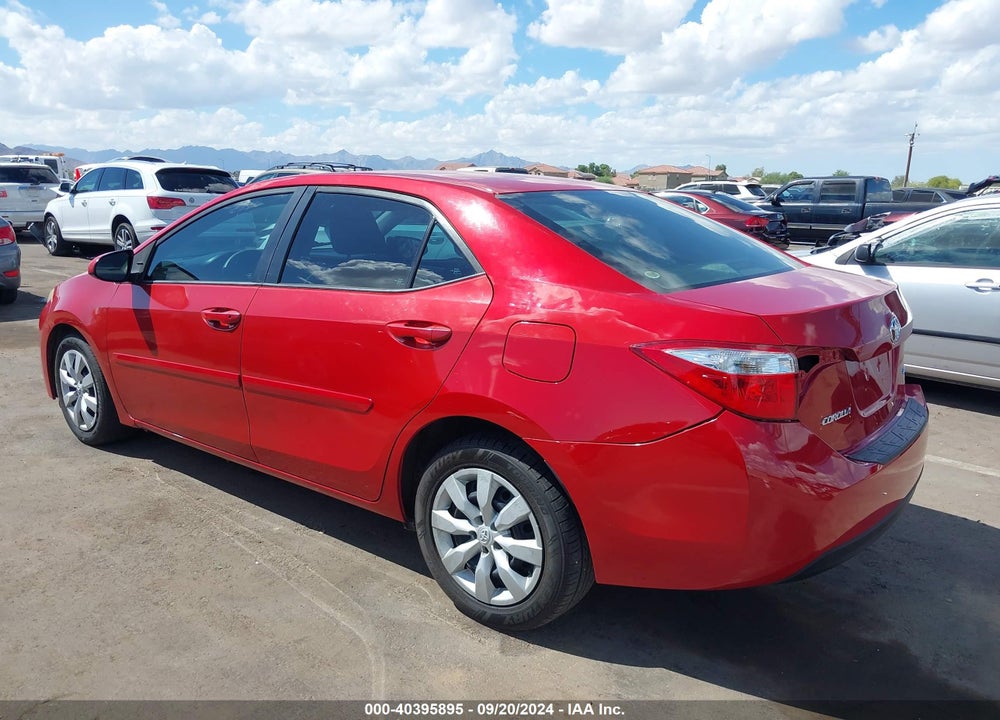 2016 TOYOTA COROLLA LE VIN: 2T1BURHE1GC680086