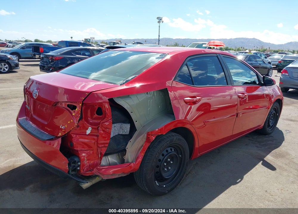 2016 TOYOTA COROLLA LE VIN: 2T1BURHE1GC680086