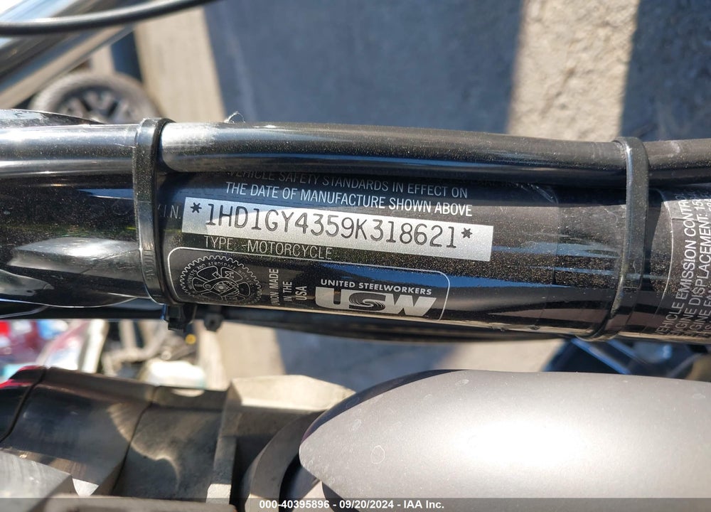 2009 HARLEY-DAVIDSON FXDF VIN: 1HD1GY4359K318621