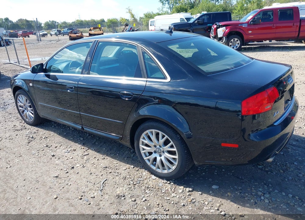 2008 AUDI A4 2.0T/2.0T SPECIAL EDITION VIN: WAUDF78E08A144840