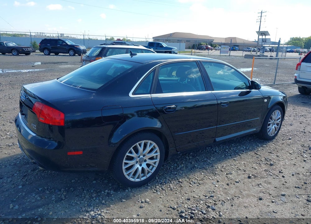 2008 AUDI A4 2.0T/2.0T SPECIAL EDITION VIN: WAUDF78E08A144840