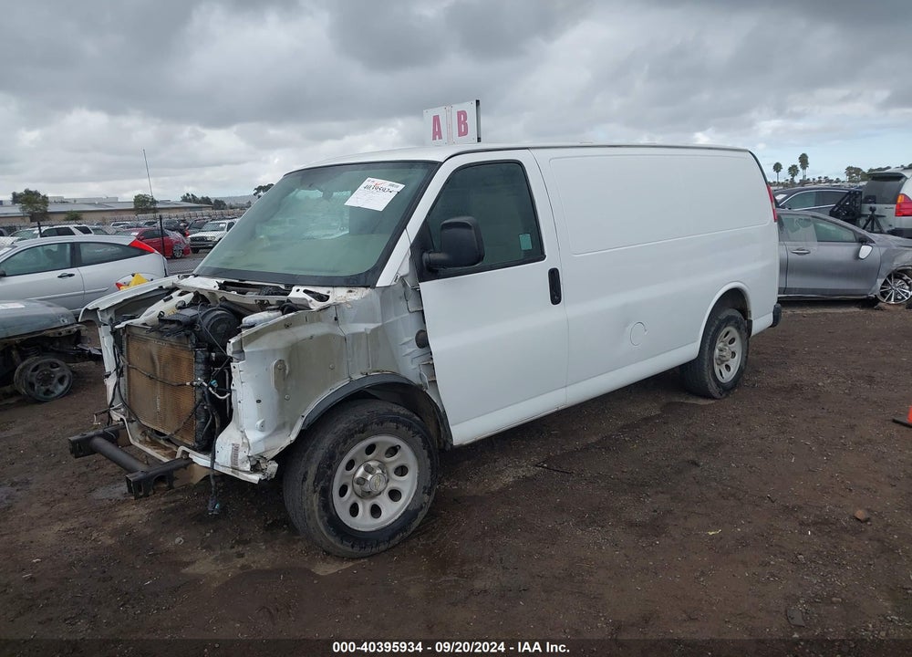 2013 CHEVROLET EXPRESS 1500 WORK VAN VIN: 1GCSGAFX2D1115102