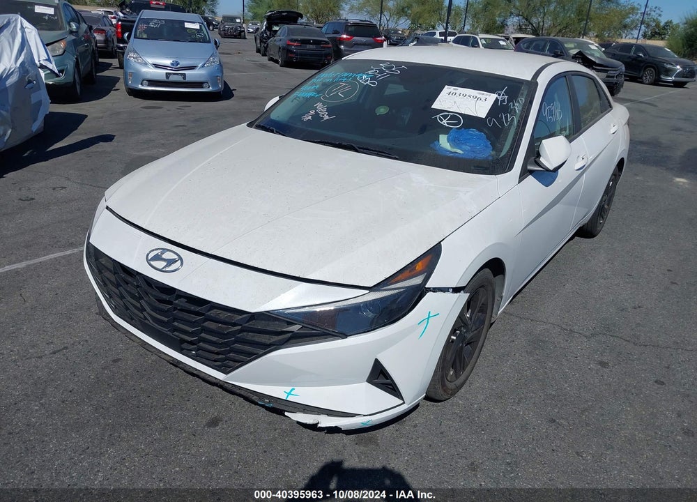 2022 HYUNDAI ELANTRA SEL VIN: 5NPLS4AG2NH068188