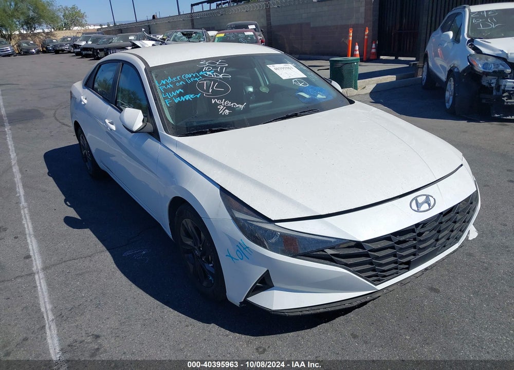 2022 HYUNDAI ELANTRA SEL VIN: 5NPLS4AG2NH068188