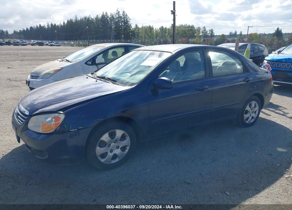 2007 KIA SPECTRA EX VIN: KNAFE121675468896