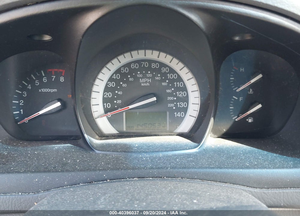 2007 KIA SPECTRA EX VIN: KNAFE121675468896