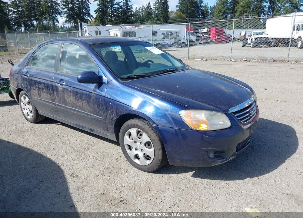 2007 KIA SPECTRA EX VIN: KNAFE121675468896
