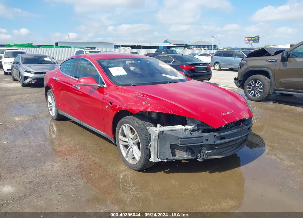 2014 TESLA MODEL S P85 VIN: 5YJSA1H18EFP42406
