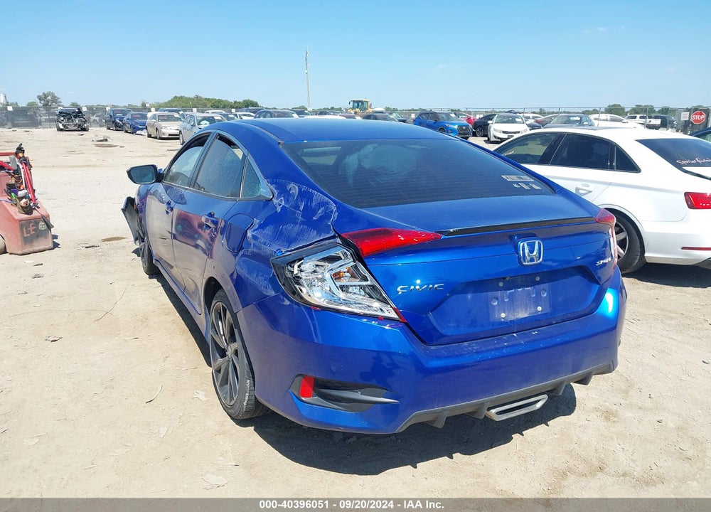 2020 HONDA CIVIC SPORT VIN: 2HGFC2F83LH584051