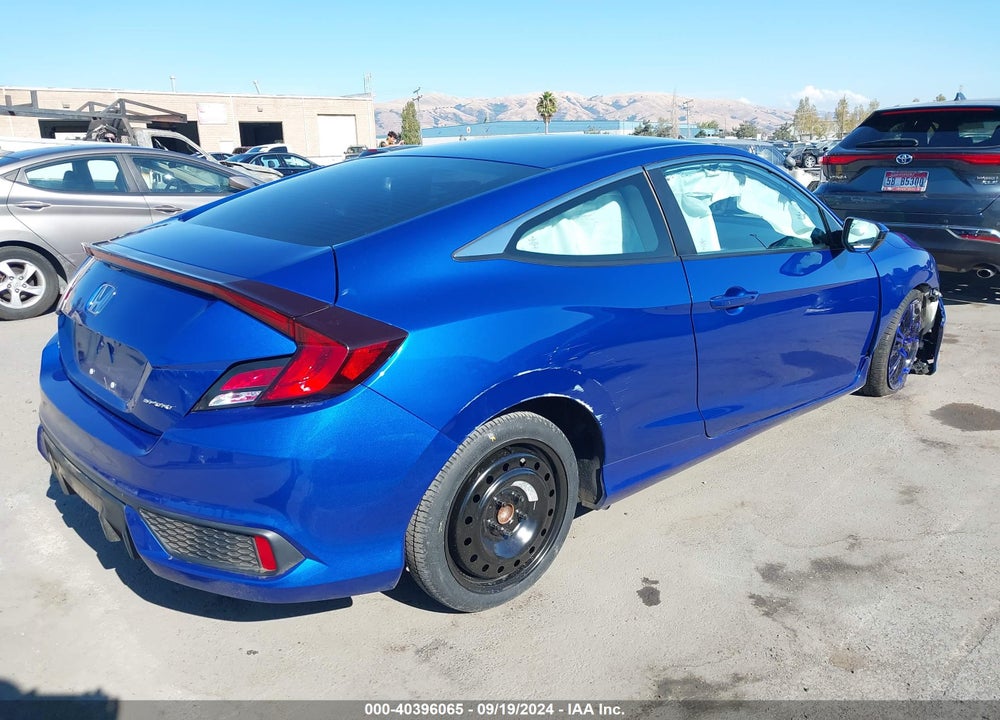 2019 HONDA CIVIC SPORT VIN: 2HGFC4B88KH303202