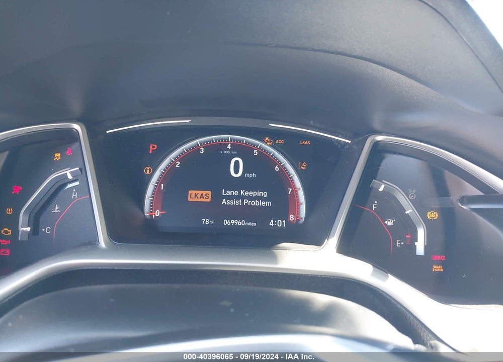 2019 HONDA CIVIC SPORT VIN: 2HGFC4B88KH303202