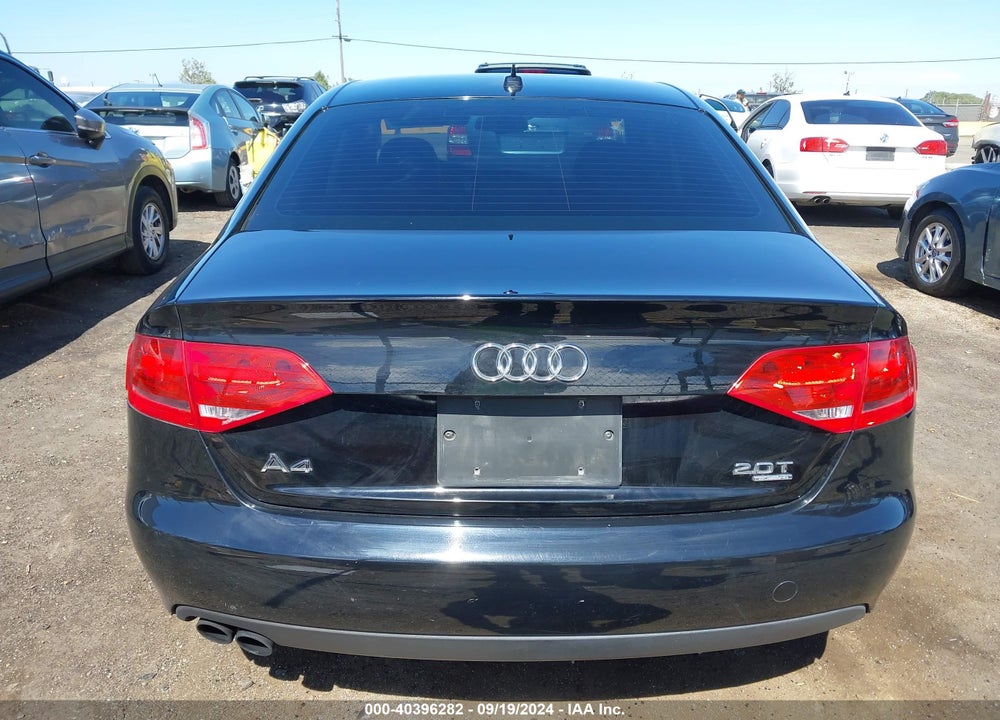 2009 AUDI A4 2.0T PREMIUM VIN: WAUSF78KX9N038533