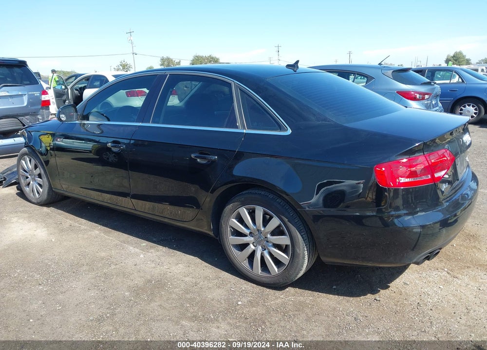 2009 AUDI A4 2.0T PREMIUM VIN: WAUSF78KX9N038533