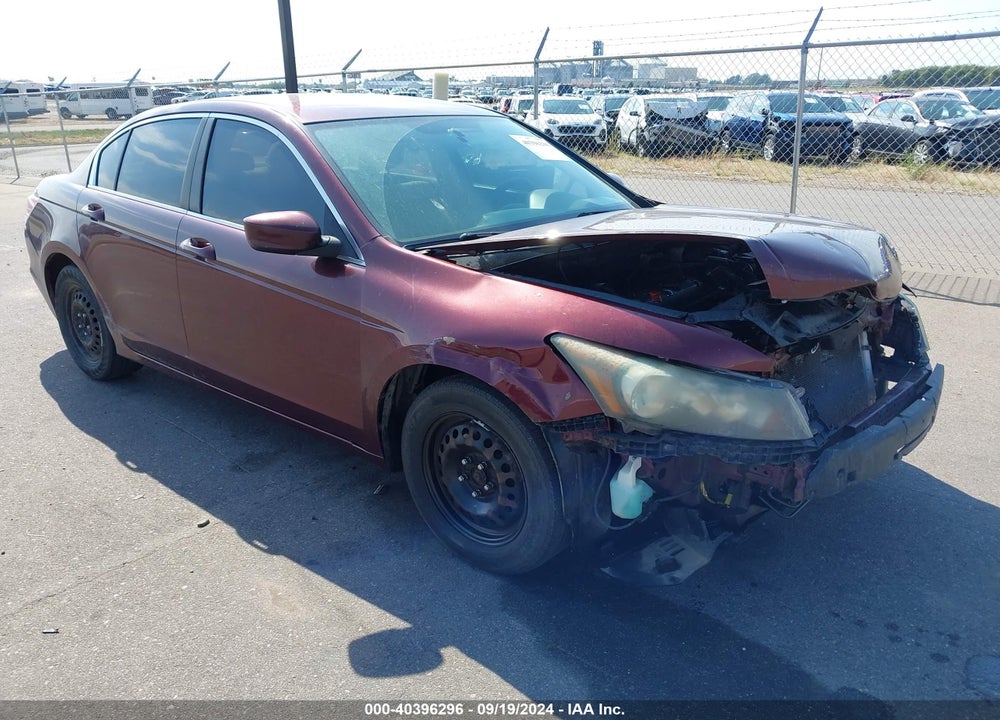 2010 HONDA ACCORD 2.4 LX VIN: 1HGCP2F38AA117540