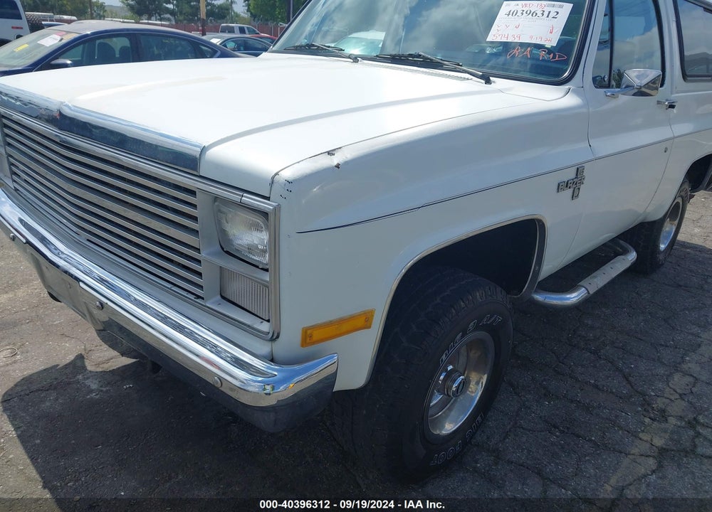 1984 CHEVROLET BLAZER K10 VIN: 1G8EK18H2EF167118