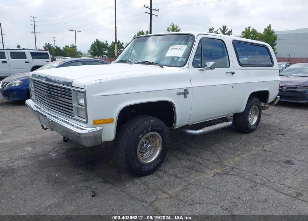 1984 CHEVROLET BLAZER K10 VIN: 1G8EK18H2EF167118